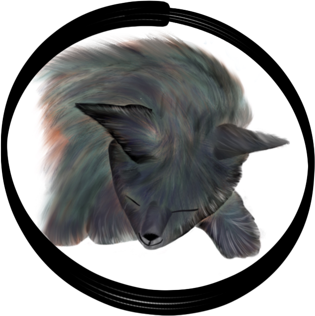 Sleeping Cat Art - Bony-fish (750x750), Png Download