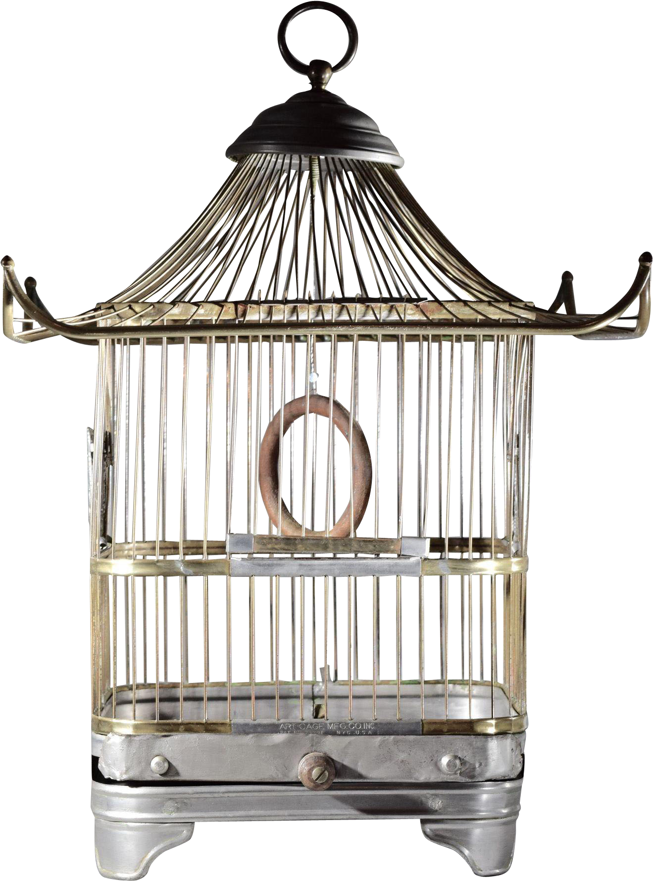 This Chinese Pagoda-style Bird Cage Was Made In The - Cage (1778x1778), Png Download
