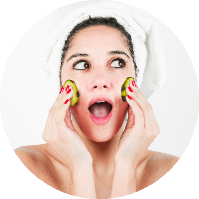 Face & Neck Bleach - Skin (400x400), Png Download