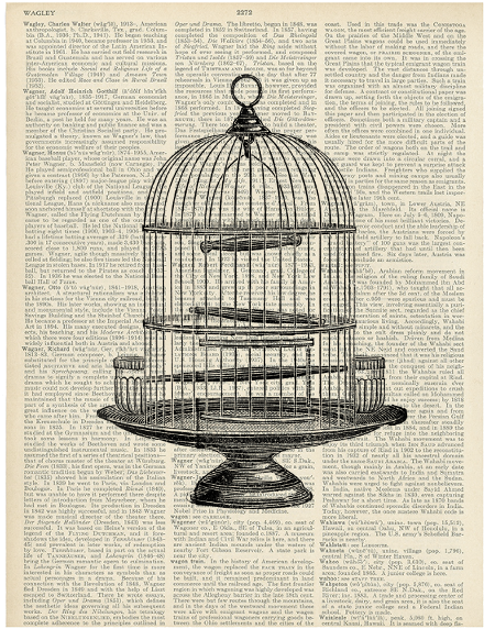 Round Birdcage - Bird In Cage (600x600), Png Download