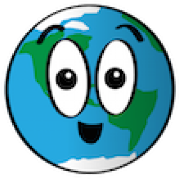 Cartoon Picture Of Earth - Cartoon Earth Thank You (640x480), Png Download