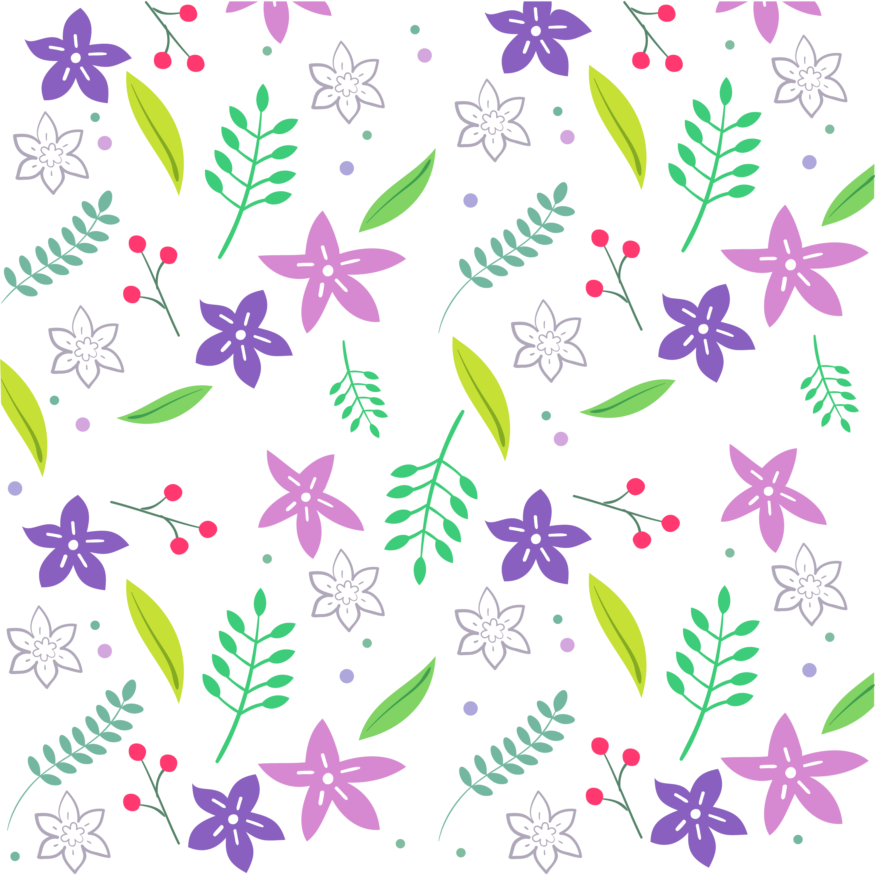 Purple Pattern Background - Illustration (3001x3002), Png Download