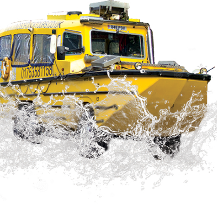 Windsor Duck Tours Splash Effect - Boat (725x684), Png Download