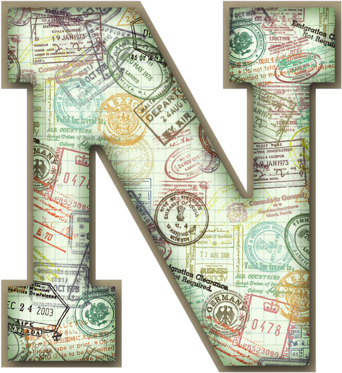 Фото, Автор Bzikolya На Яндекс - Letter N Png Creative (800x800), Png Download