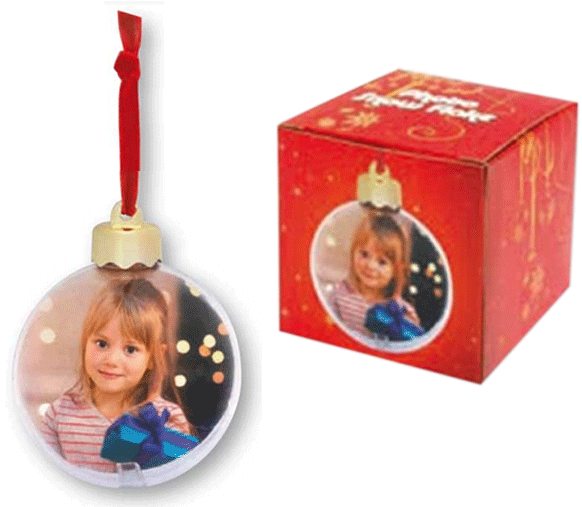 Bola - Χριστουγεννιατικα Στολιδια Με Φωτογραφια (689x524), Png Download