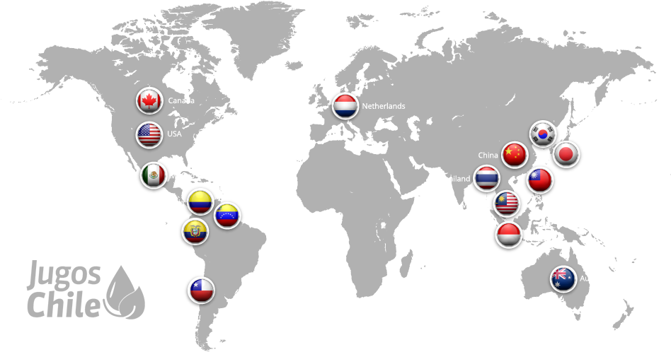 Main Markets - Yellow Color World Map (960x560), Png Download