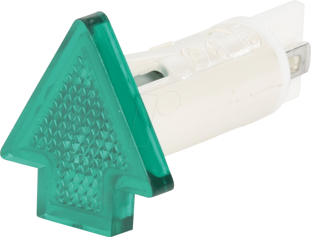 Indicator, 230 V, Neon Bulb, 10 Mm, Arrow-shaped, Green - Cutting Tool (1306x995), Png Download