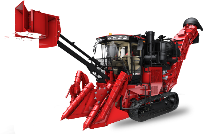 2018 Cane Harvester Caseih - Case Austoft 8800 Exploded View (709x458), Png Download