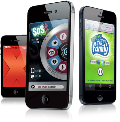 Custom Desktop/mobile Apps Front - Iphone (1182x566), Png Download
