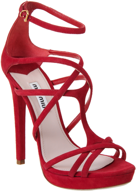 Multi-strap Sandal Red Shoes, Cute Shoes, Me Too Shoes, - Chaussure De Mariée Rouge (450x750), Png Download