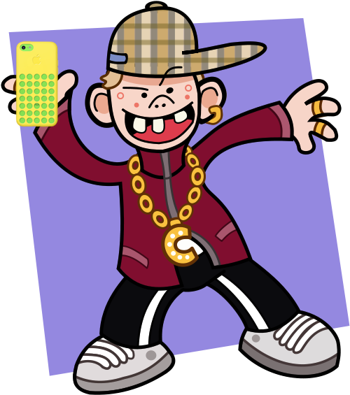 Apple Could Learn A Lot From The Fall Of Burberry - British Slang Chav (527x600), Png Download