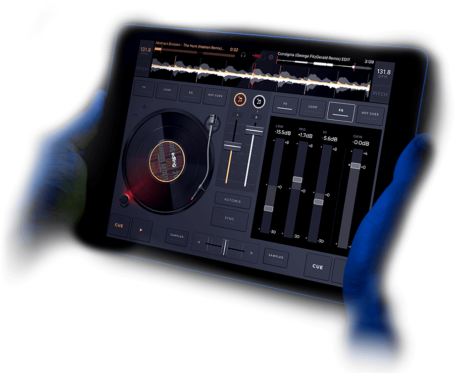 Edjing Interface On Ipad - Electronics (908x751), Png Download