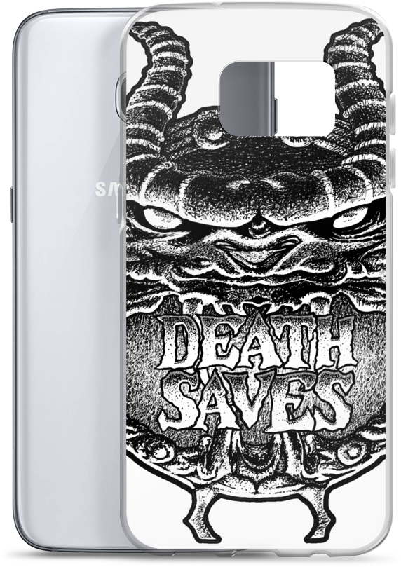 80s Cartoon Dragon Shield Samsung Case - Mobile Phone Case (1000x1000), Png Download