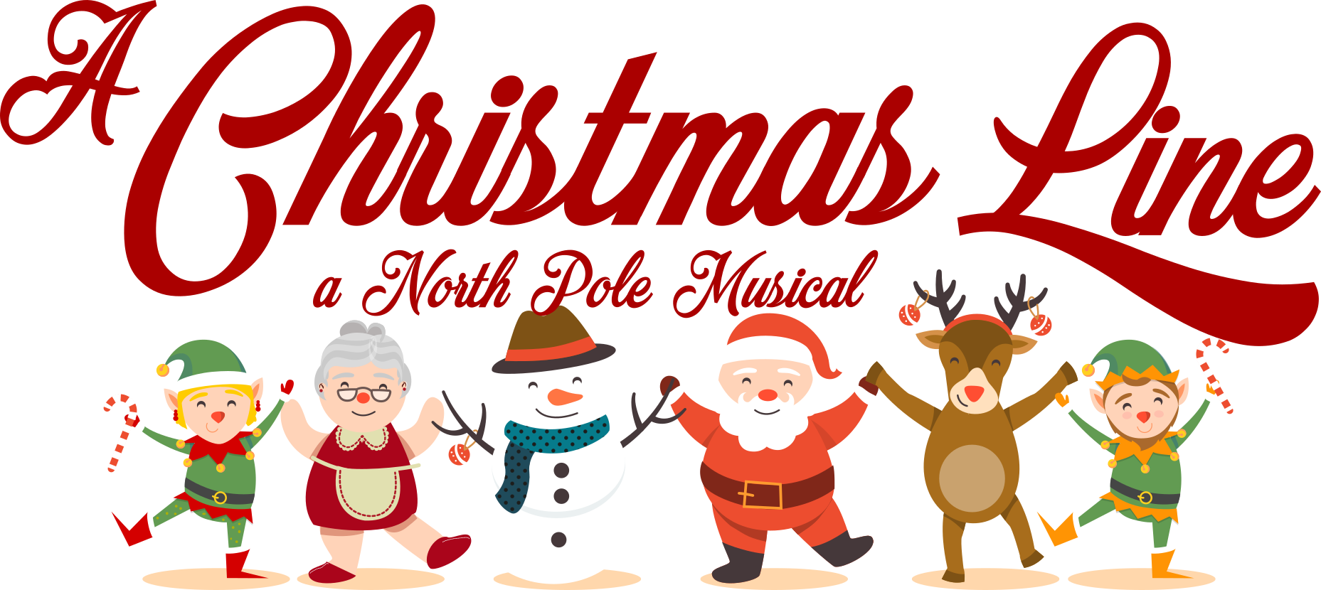 December 21 @ 7pm - North Pole Christmas Logos (1857x830), Png Download