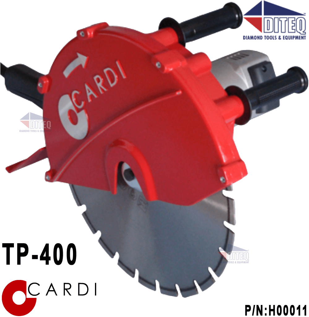 Cardi Tp-400 Handheld Saw 230v - Cardi Diamond Drill Vacuum (1000x1035), Png Download