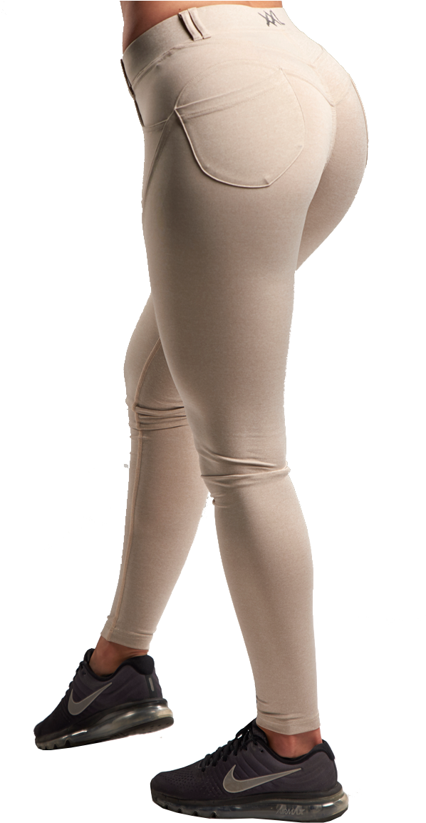 Xxl - Beige Leggings (624x1162), Png Download