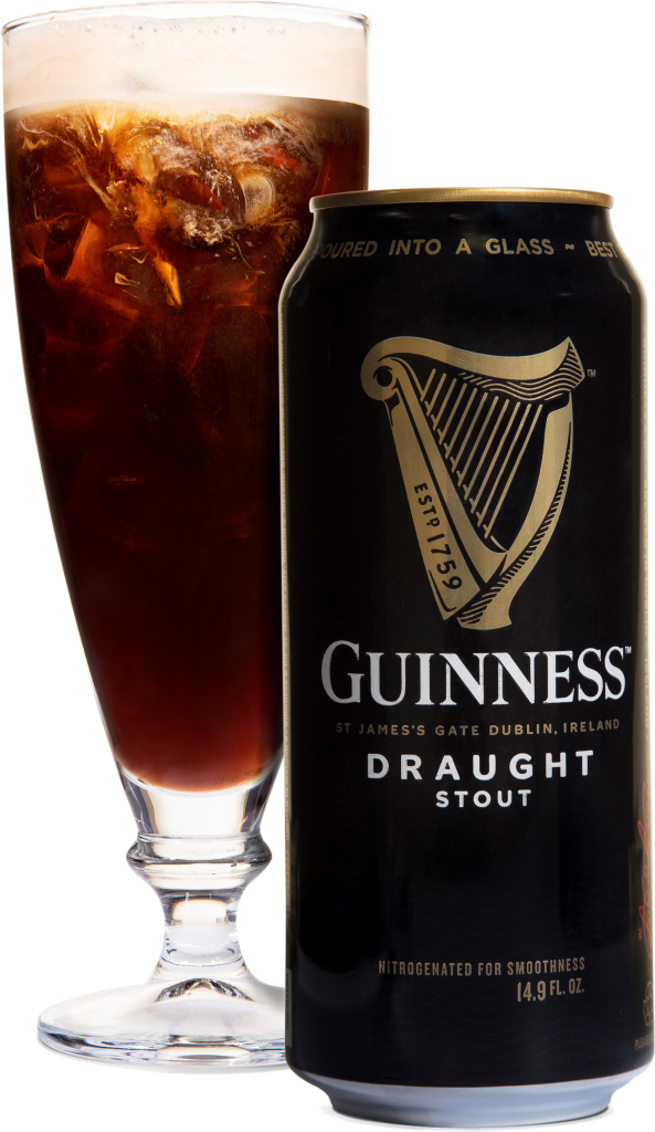 Dublin Iced Coffee Ingredients - Guinness Draught Stout (593x1024), Png Download