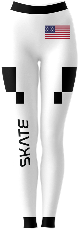 Skate Leggings - Leggings (1000x1000), Png Download