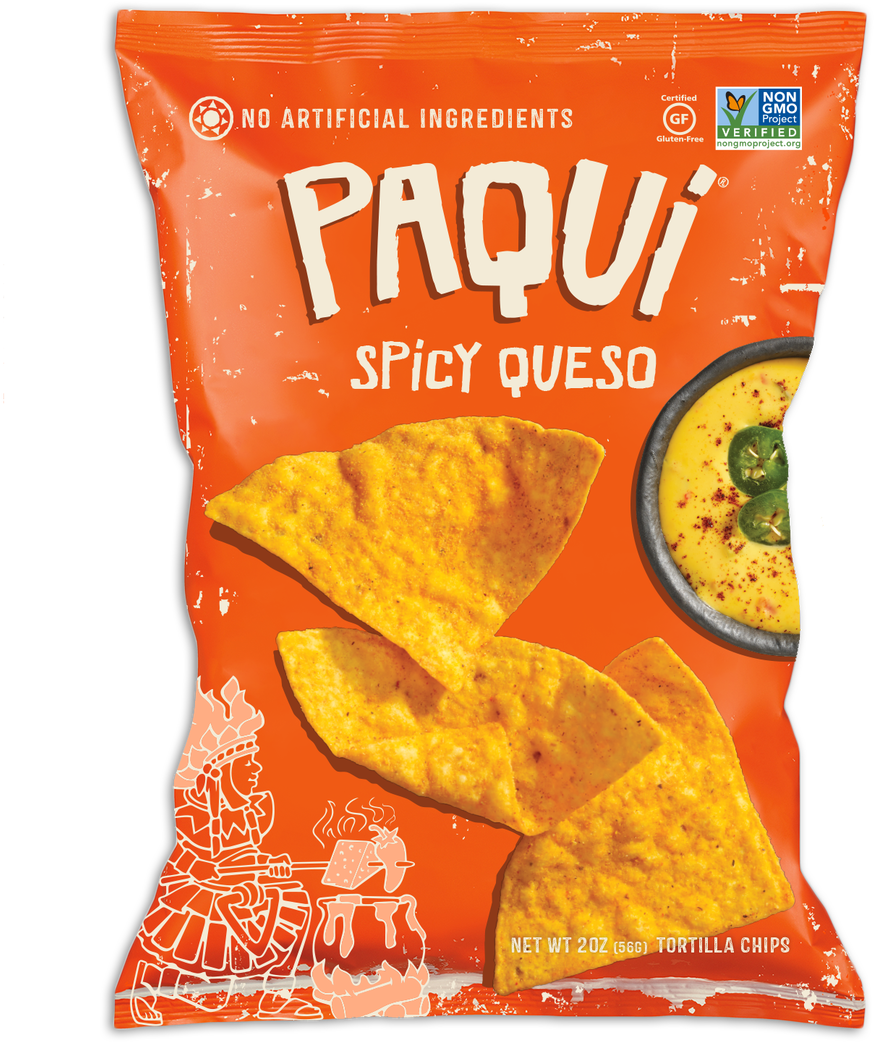 Paqui Spicy Queso Chips (1085x1280), Png Download