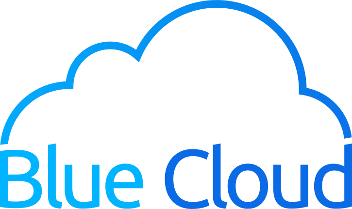 More Free Blue Cloud Png Images - Logo Blue Cloud (725x431), Png Download