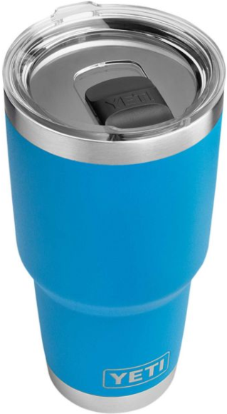 Rambler 30 Oz Tumbler - Blue Yeti Tumbler 30 Oz (700x579), Png Download