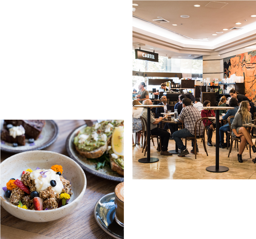 Located In The Heart Of Martin Place, Caffeine Cartel - Caffeine Cartel (848x791), Png Download