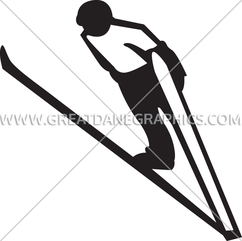 Ski Jump - Illustration (825x823), Png Download