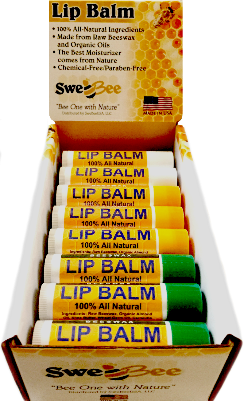 Swebee Lip Balm Display Box - Lip Balm Displays (800x1319), Png Download