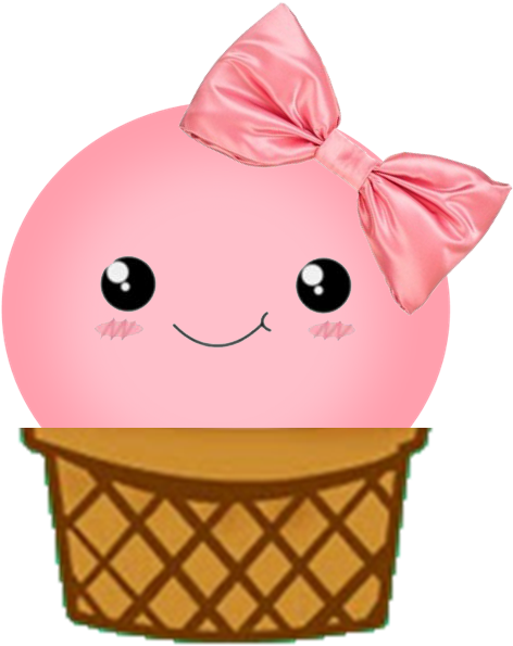 Kawaii - Png Cute Ice Cream (900x800), Png Download