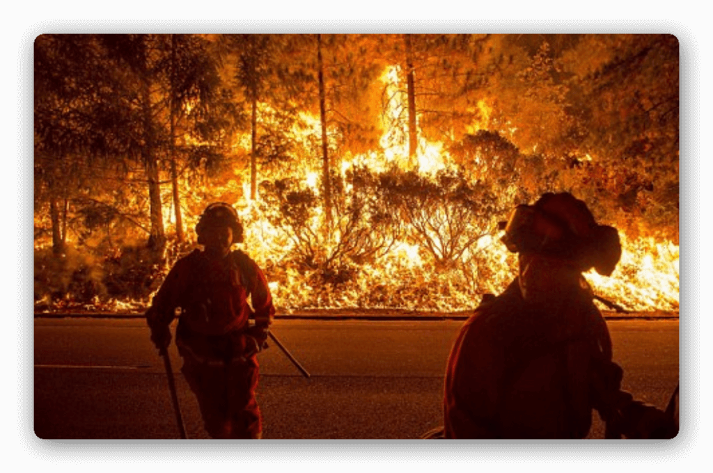 Wildfires Little River Canyon (1024x680), Png Download