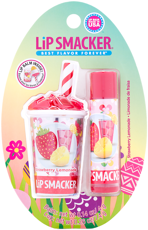 Easter Strawberry Lemonade Cup Lip Balm - Lip Smackers Cups (600x800), Png Download