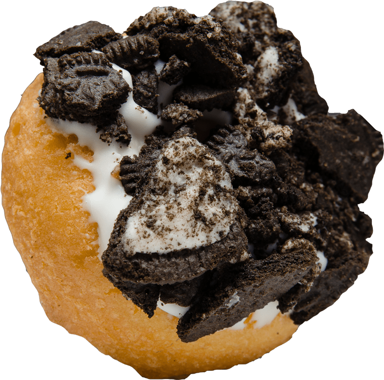 Donut Menu Peace Love And Little Donuts - Bread (833x825), Png Download