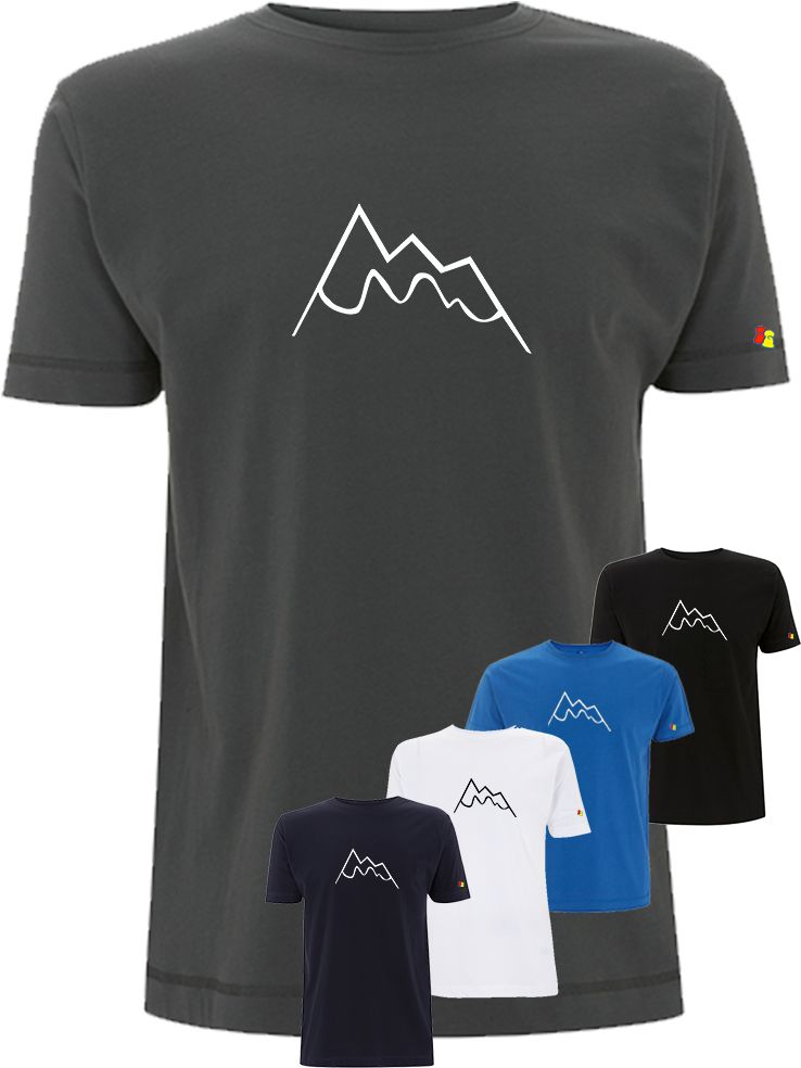 Snowy Mountains Big Bobble Hats T-shirt - Active Shirt (792x990), Png Download