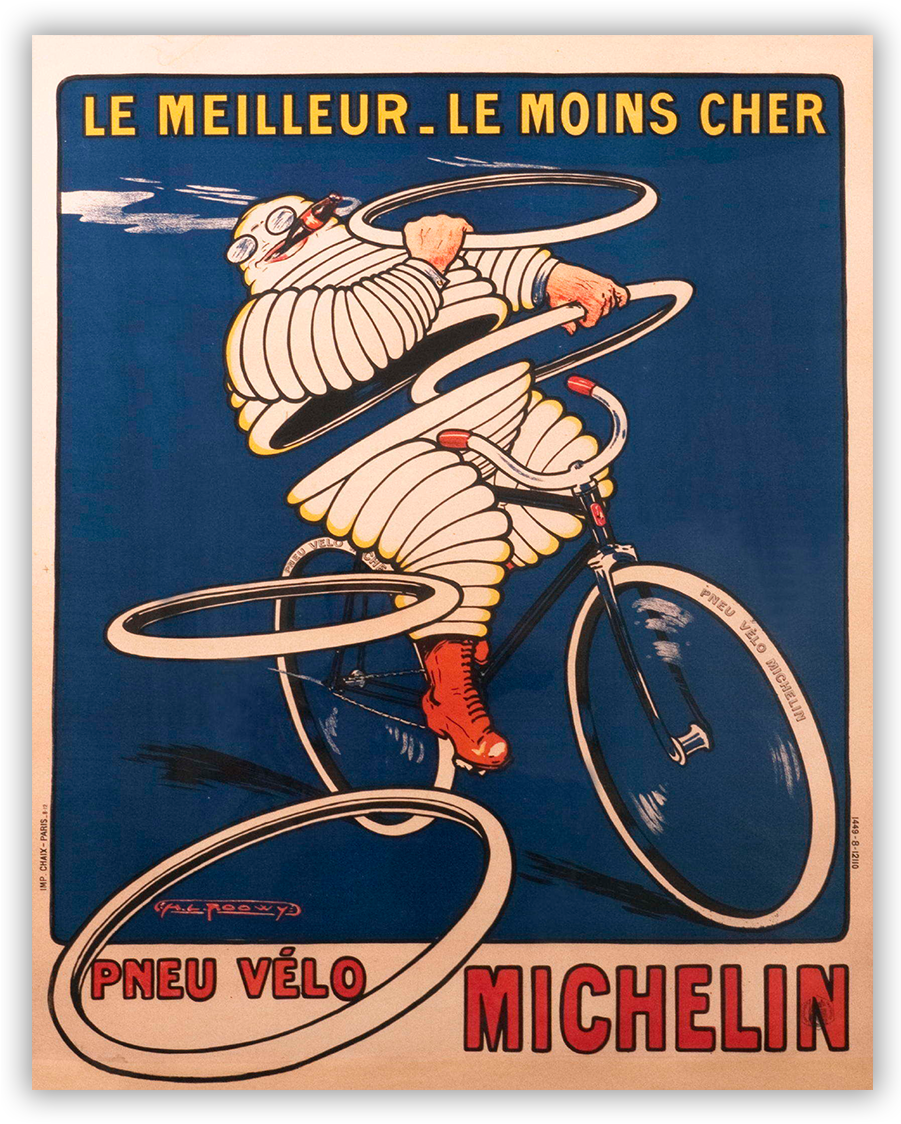 Created With - - Vintage Michelin Man (900x1267), Png Download