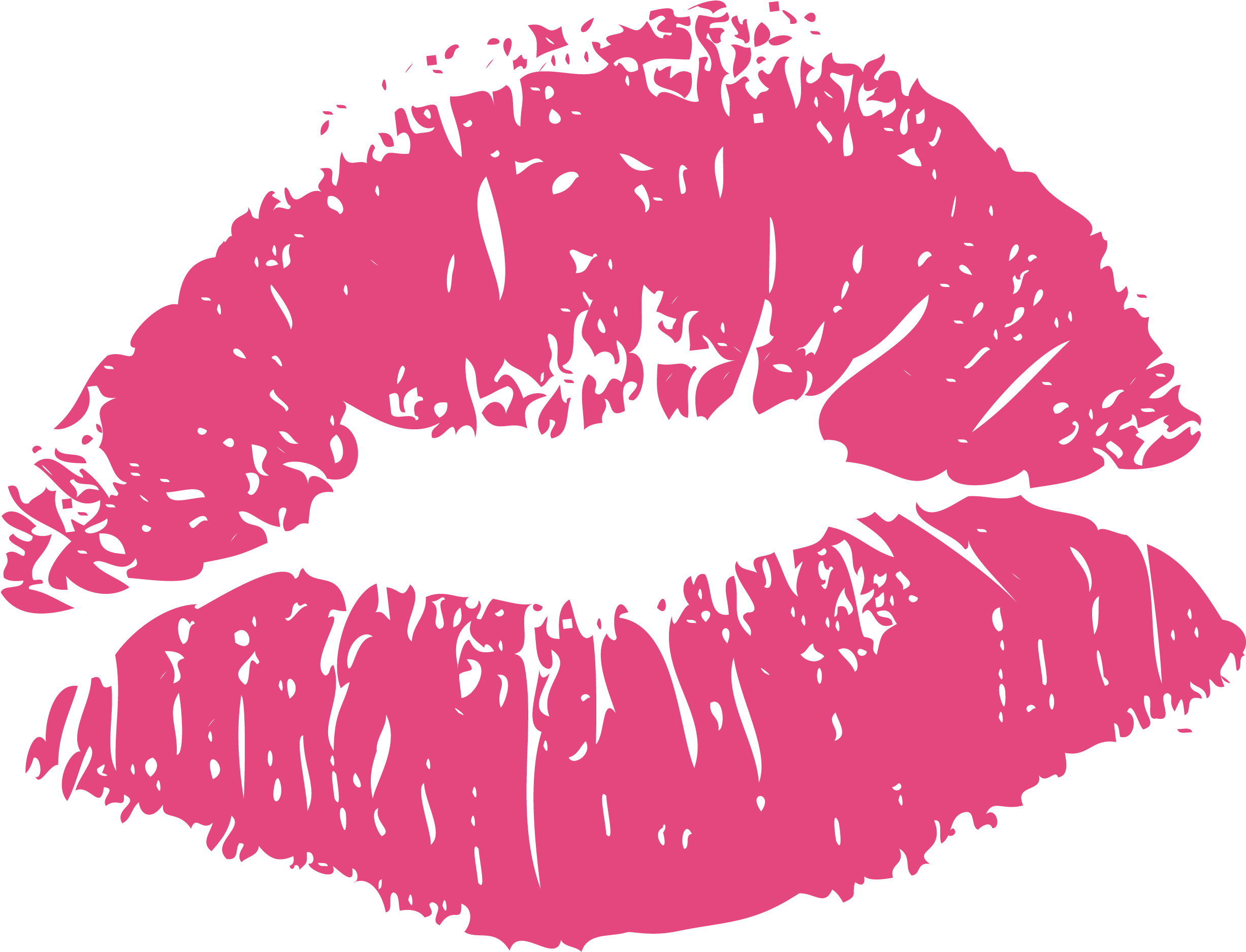 Pink Lip Web Flair Graphic - Graphic Design (3334x3334), Png Download