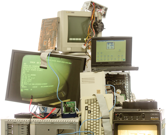 Computer Science Obsolescence Sculpture - Computer Sculpture (700x464), Png Download