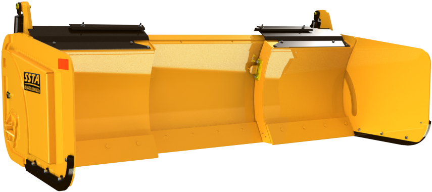 Front Plow T 7 11 Hydraulic Angle Hydraulic Snow Wings - Machine (1000x563), Png Download