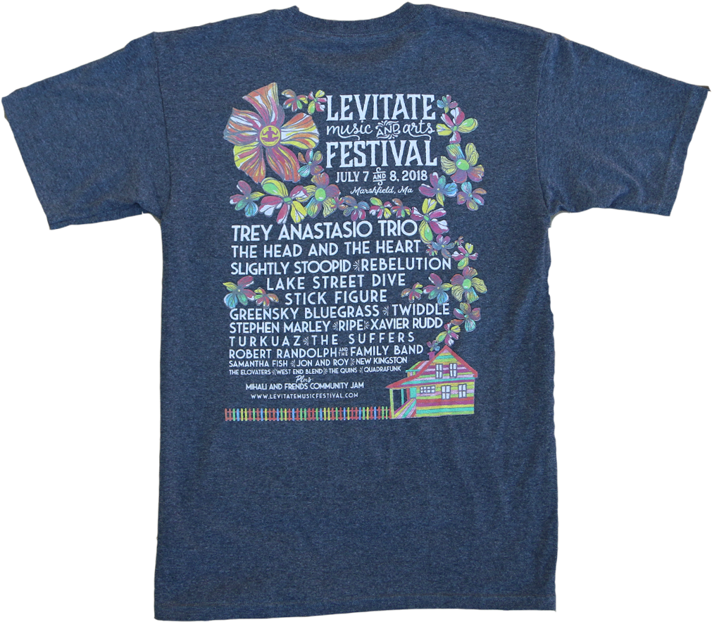 Music Festival Tee - Active Shirt (1050x1050), Png Download