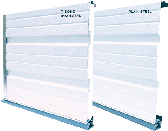 Series 26 Garage Door Insulation - Window Blind (856x457), Png Download