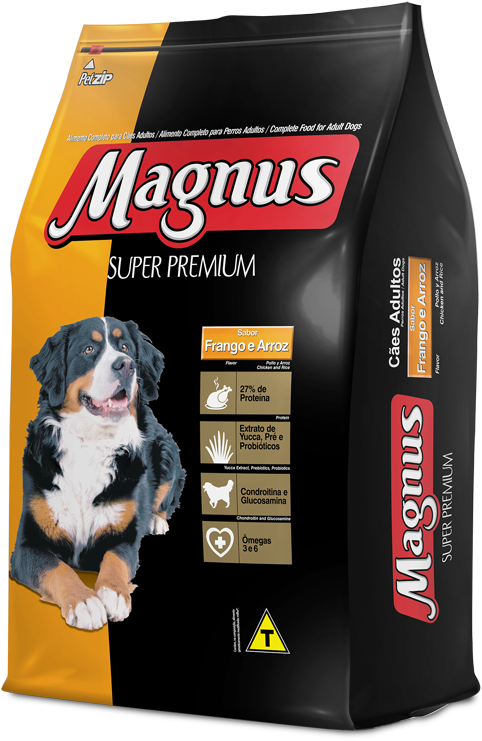 Msp Caes Adultos Frango E Arroz Small - Ração Magnus Super Premium Adulto (600x800), Png Download