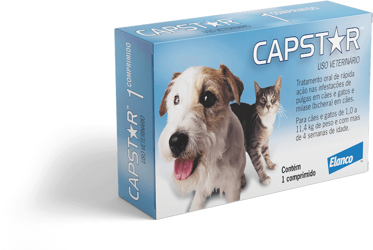 Capstar Antipulgas Para Cães E Gatos Novartis - Capstar (929x650), Png Download