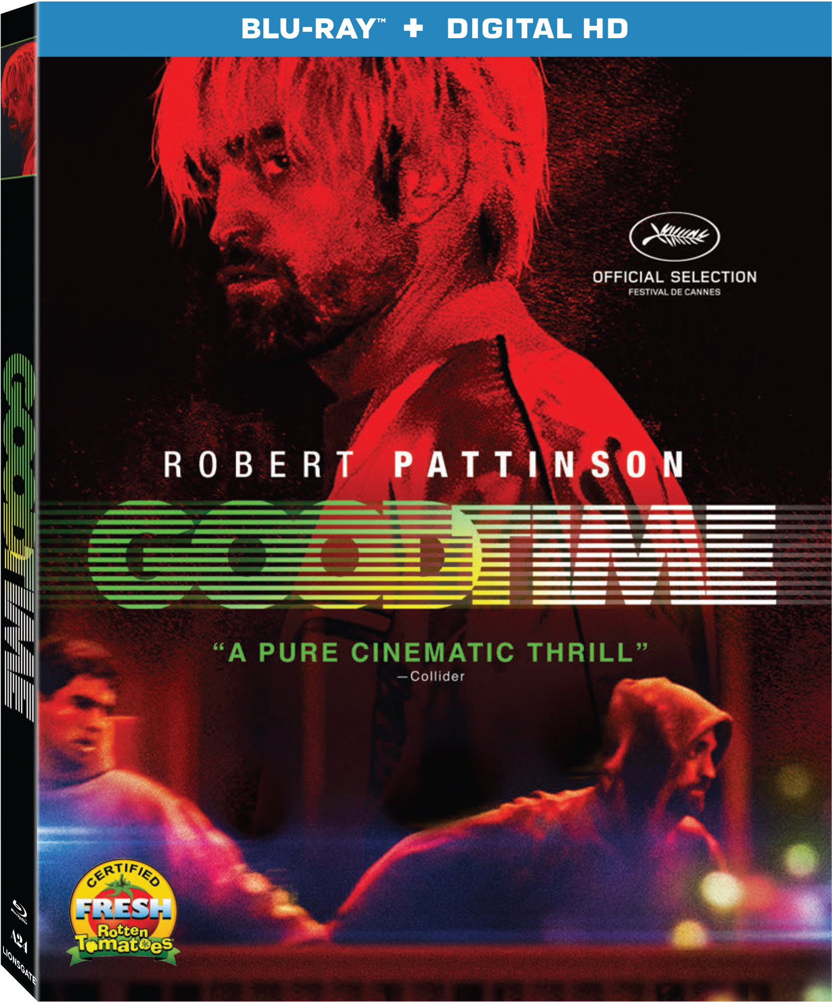 Blu Ray/dvd Press Releasesblu Ray Releasegood Time - Good Time 2017 Cover (1920x2550), Png Download