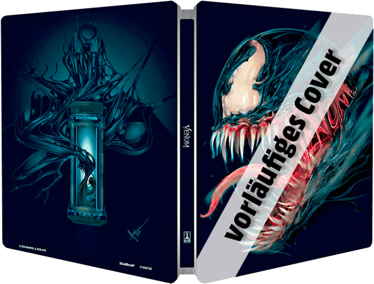 168258297 Venom Blu Ray - Venom Blu Ray Steelbook (786x587), Png Download