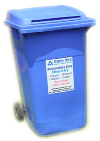Well As 60 Clear 100% Recycled Bin Liners With A Monthly - Plastic (717x481), Png Download
