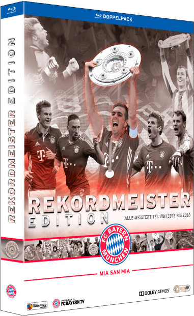 Fc Bayern Muenchen Rekordmeister Edition 1932 Bis 2016 (660x660), Png Download