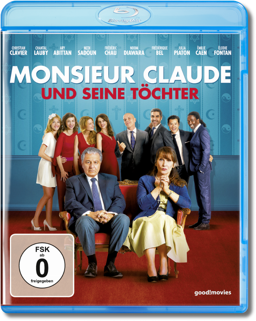 Cover Blu-ray - Monsieur Claude Und Seine Töchter (867x1074), Png Download