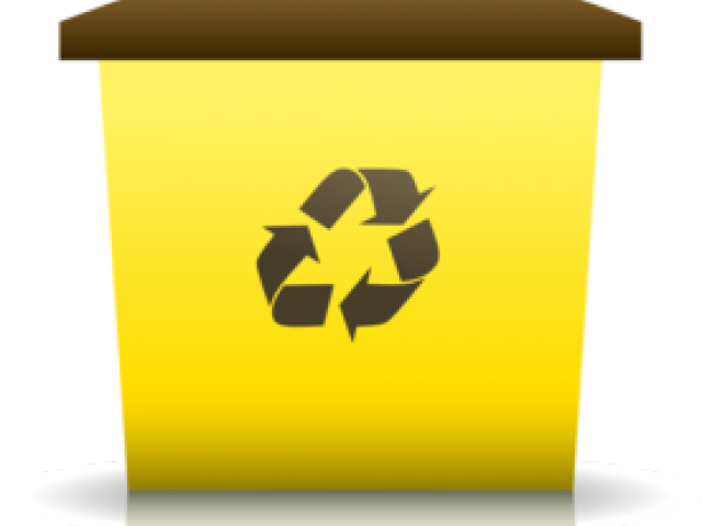 Container Clipart Recycling Bin - Graphic Design (640x480), Png Download