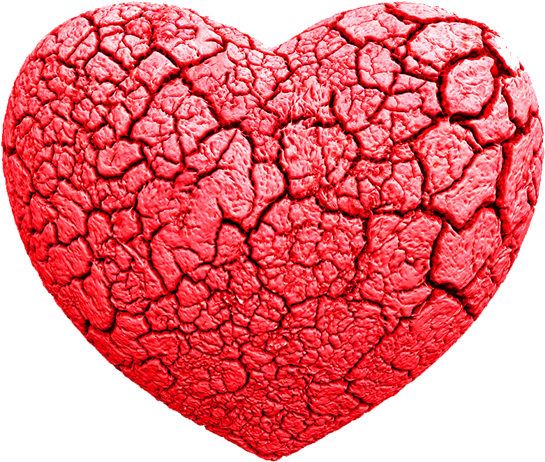 Broken Heart Png Transparent - Coeur En Pierre (1000x824), Png Download