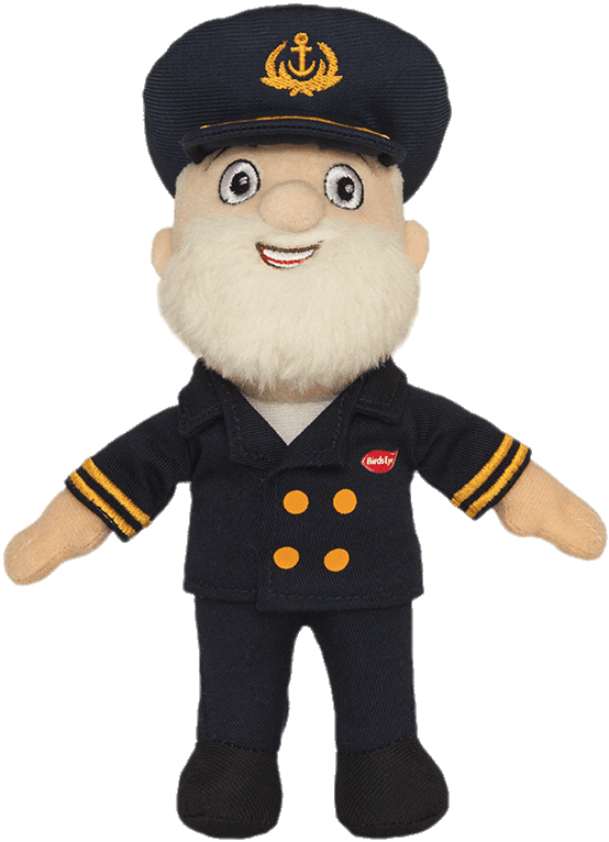 Captain Birds Eye Soft Toy - Captain Birdseye Soft Toy (780x782), Png Download
