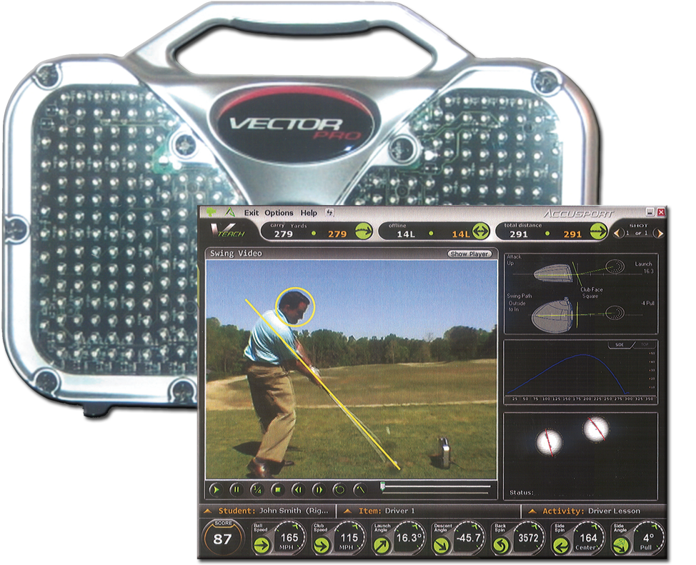 The Vector Pro System Uses Micro Lens Technology For - Vector Pro Golf (1024x814), Png Download